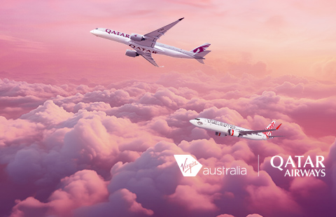 Our partnership with<br>Virgin Australia A relationship that takes you places A relationship that takes you places  