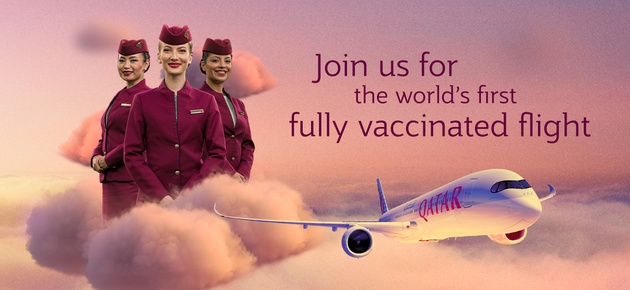 Qatar Airways to Operate World’s First Fully COVID19 Vaccinated Flight