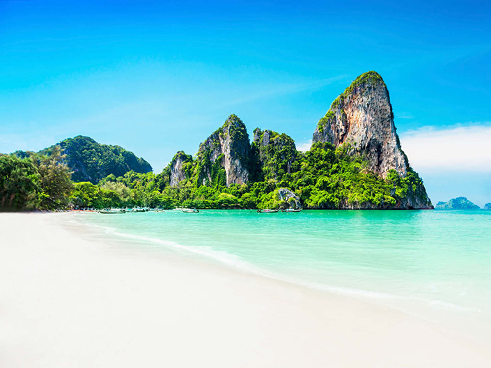 Image of a beautiful rock formation in Phuket, Thailand.